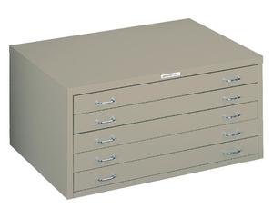 Multi Drawer Media Plan Cabinets: Precision 5 Drawer A0 Plan Cabinet