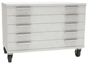 Multi Drawer Media Plan Cabinets: Studio 5 Drawer Plan Cabinet