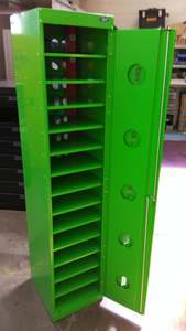 Laptop Device Mobile Phone Key Cabinets: Laptop & Device Single Door Storage Cabinets - with Charging Capability