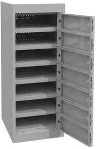 Laptop Device Mobile Phone Key Cabinets: Laptop Storage Cabinet with Individual Doors - 7 Compartments