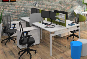 Office Fit Out Packages: Buzz Office Screen/Partition Office Furniture Package