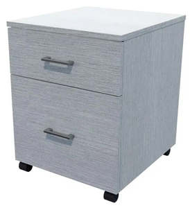 Mirage 2 Drawer Lockable Desk Mobile
