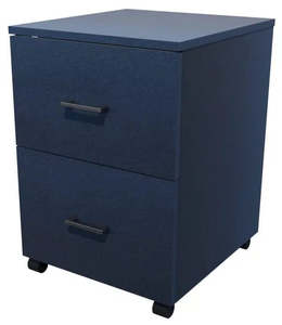 Zealand 2 Filing Drawer Desk Mobile - Non-locking and Locking