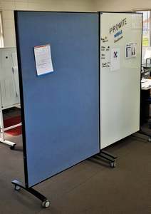 Clearance Sale: Convo Whiteboard Room Dividers - 1800mm x 1200mm - 3 Combinations