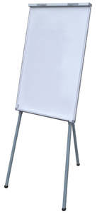 Prowite Tripod Flipchart Easel and Whiteboard - with Optional Flipchart Pad
