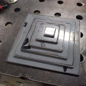 Weld Practice Kits: Square Pyramid Weld Practice Kit - Stainless Steel