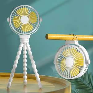 Kids Baby: Usb Rechargeable Baby Stroller Fan 360°Rotation