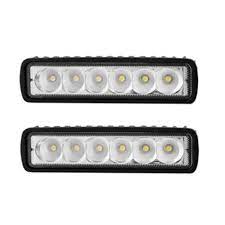 30W LED Work Driving Light Bar - 2 Pack