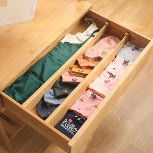 Stationary Office: Bamboo Drawer Divider Organizers Expandable & Adjustable