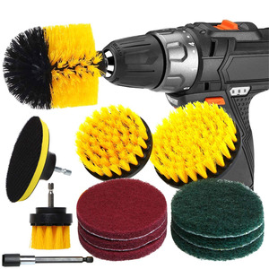 Automotive: Power Drill Brush Scrub Pads - 12 Piece Set