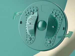 Fitness: Twist Waist Board Foot Sole Massage Disc with Drawstrings
