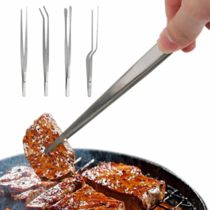 Outdoor Bbq Accessories Tools: 4PCS Stainless Steel BBQ Tongs