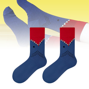 Accessories Other Accessories: Men's Blue Shark Novelty Socks - 2 Pairs