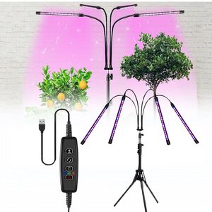 LED Grow Light with Adjustable Tripod Stand