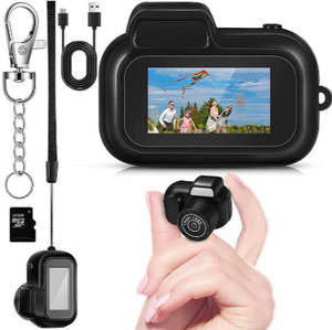 Electronics Computers Cameras Digital Cameras: Mini Keychain Camera with 16GB Card