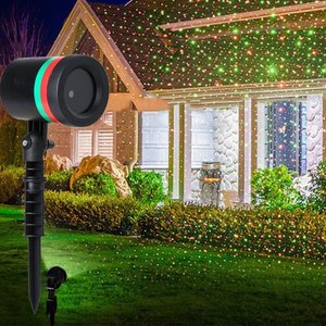 Outdoor Landscape Lamp Christmas Motion Laser Projector Light