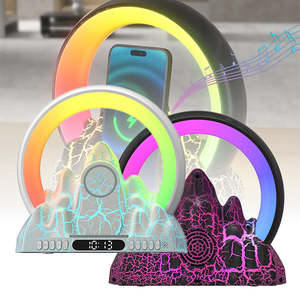 Sunrise Alarm Clock Lamp with Wireless Charger