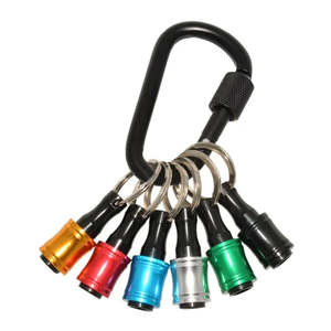 Diy Garden Pet Diy Automotive Hand Tools: Hex Shank Bit Holders with Carabiner Keychain