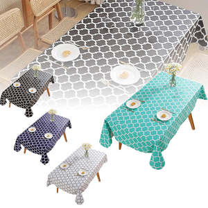 Home Living Kitchen Barware Tableware: Moroccan Pattern Rectangle Tablecloth