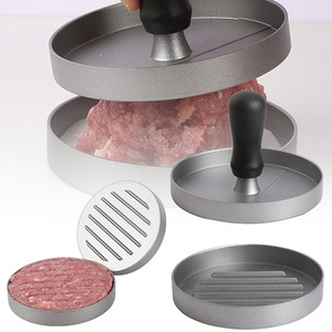 Home Living Kitchen Cookware: Non Stick Burger Press with 100 Patty Papers