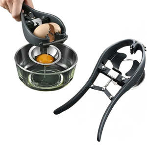 Home Living Kitchen Cookware: Automatic Stainless Steel Egg Cracker and Opener