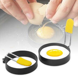 Home Living Kitchen Cookware: Silicone Egg Rings -2 Pack