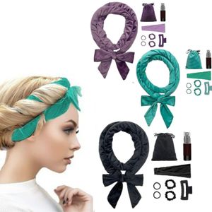 Beauty Health Brushes Tools Accessories Beauty Tools: Heatless Hair Curling Set