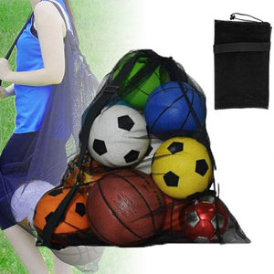 Home Living Furniture Storage: Drawstring Mesh Ball Storage Bag