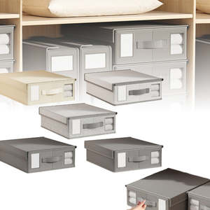 Home Living Furniture Storage: Foldable Bedding Sheet Storage Box