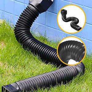 Diy Garden Pet Garden Centre Hoses Watering: Flexible Rain Gutter Downspout Extension