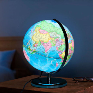 Kids Baby Nursery Night Lights Soothers: Illuminated World Globe LED Light