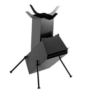 Sports Outdoors Camping Equipment 1: Portable Wood Burning Rocket Stove
