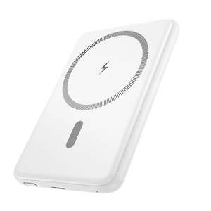 Electronics Computers Phones Phone Power Banks: Titan MagCharge Fast 5000mAh Wireless Powerbank White