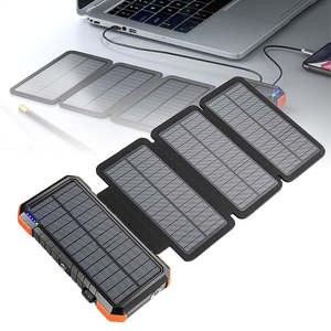 Electronics Computers Phones Phone Power Banks: 20000mAh Solar Charger Power Bank