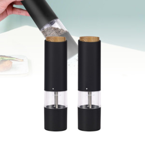 Home Living Small Kitchen Appliances 1: 2PCS Electric Pepper Grinders with LED Light