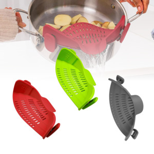 Clip-On Silicone Kitchen Strainer