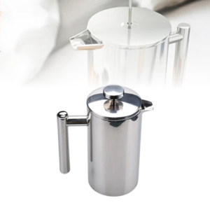 Home Living Small Kitchen Appliances 1: Stainless Steel French Press Coffee Maker