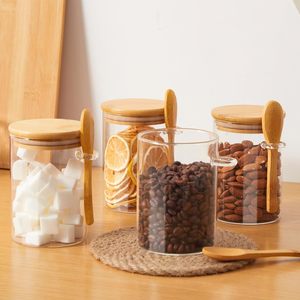 Home Living Kitchen Foodwrap Storage: Glass Storage Jars & Bamboo Lids