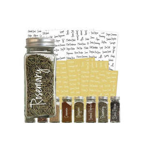 Spice Herb Storage Jar Label Sticker