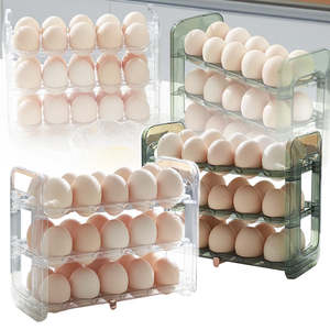 Three Level Flip Holder Egg Container