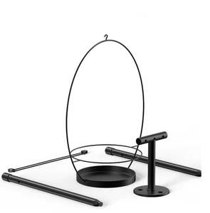 3 Pot Wall Hanging Planters Kitchen Herb Rack White