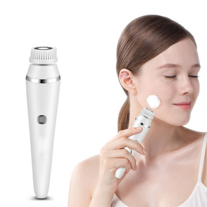 Facial Cleansing Brush with 4 Brush Heads