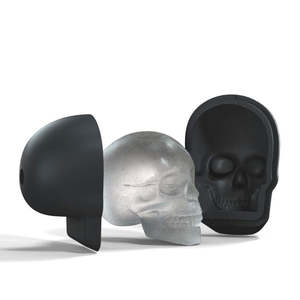 2Pack 3D Silicone Skull Ice Mold