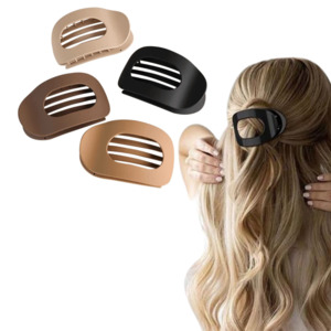 Beauty Health Mens Grooming Hair Clippers Trimmers: 4Pcs Flat Claw Clips for Women and Girls