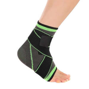 Breathable Nylon Adjustable Ankle Brace Large