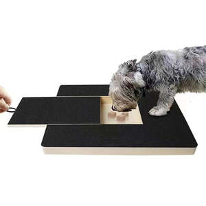 Diy Garden Pet Pet Supplies Dog Training Behaviour Aids: Dog Scratching Board with Treat Box