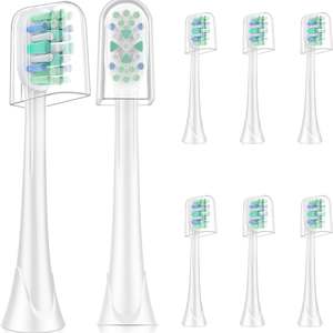 8Pcs Brush Heads for Philips Sonicare-Focused Cleaning