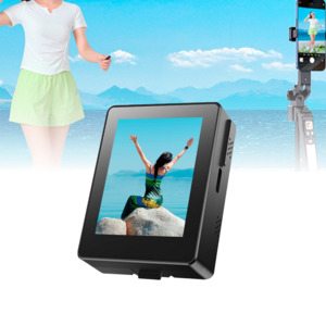 Electronics Computers Phones Selfie Sticks Grips: Mini Vlog Selfie Monitor with 15m Bluetooth Remote for Travel and Tiktok