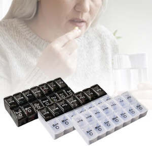 14-Slots 7 Day Pill Box Dispenser