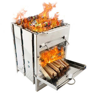 Home Living Outdoor Bbqs Bbq Gear: Portable Stainless Steel Camping Stove